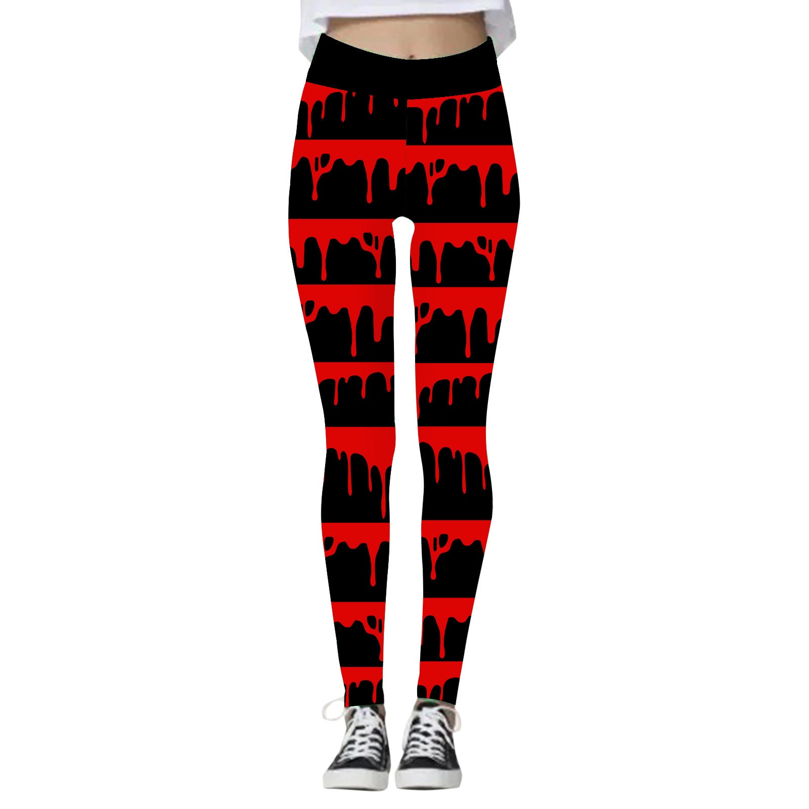 Skeleton Soiree | Leggings de Halloween tête de mort et citrouille pour femme