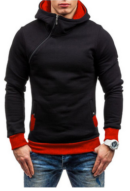 Percy Duffield | Oblique Zip Hoodie For Men