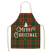 Tablier de Noël rouge à carreaux buffalo Merry Hearth pour femmes