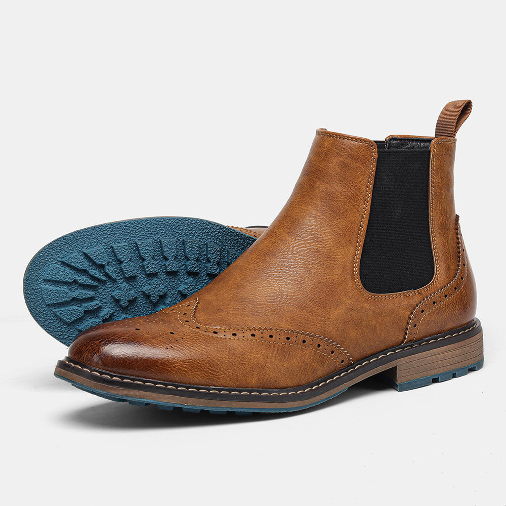 Roland Harker | Chelsea čižmy s brogue detailom