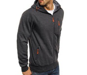 Edward Pritchard | Cotton Hoodie With Neon Zip Detail