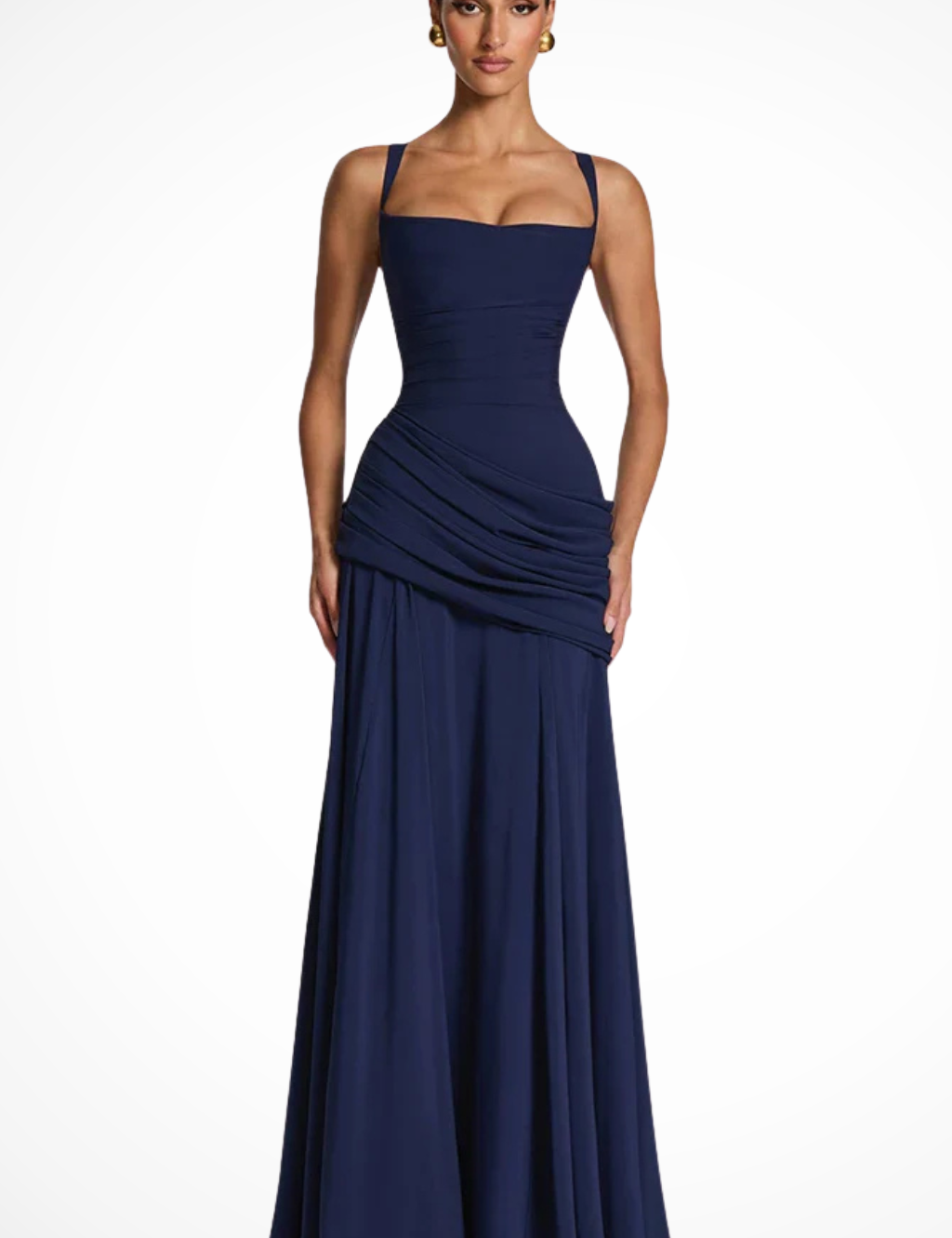 Alessia Moretti | Elegant Draped Evening Gown