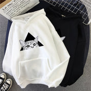 Florence Sedgwick | Cat Print Oversized Hoodie