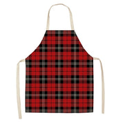 Tablier de Noël rouge à carreaux buffalo Merry Hearth pour femmes