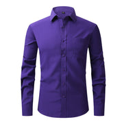 Sebastian Laurent | Chemise habillée classique pour homme | Essentiel Blanc ajusté