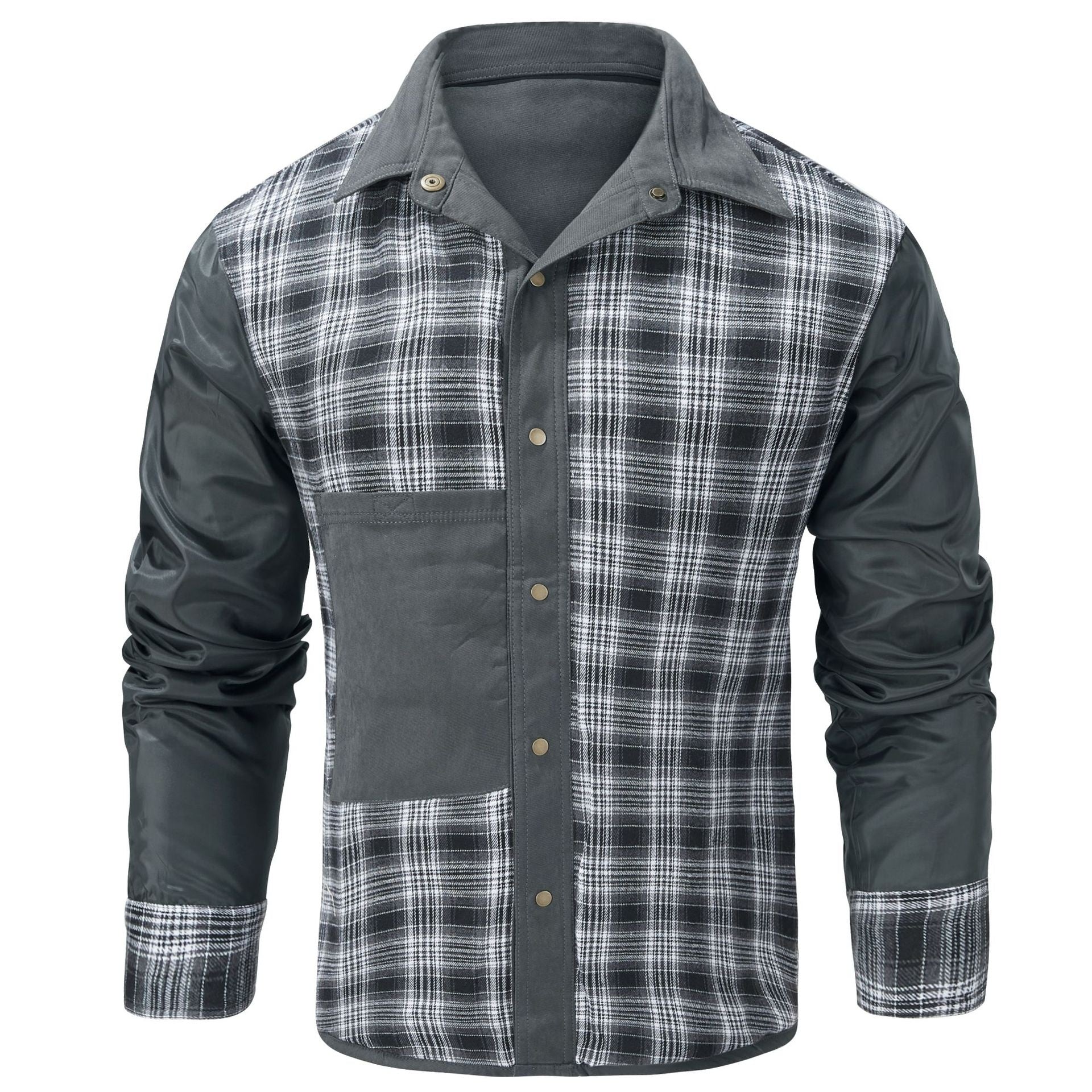 Jack Smith | Plaid-Lined Flannel Shirt Jacket