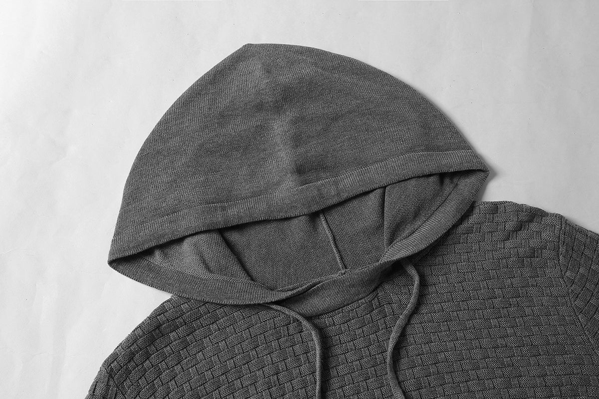 Rupert Sandford | Textured Knit Hoodie For Men
