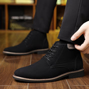 Douglas Kerridge | British Style High-Top Leather Boots