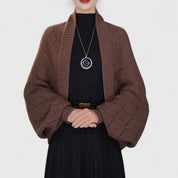 Harriet Dunmore | Chunky Knit Cardigan With Wrap Front