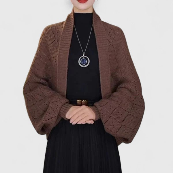 Harriet Dunmore | Chunky Knit Cardigan With Wrap Front