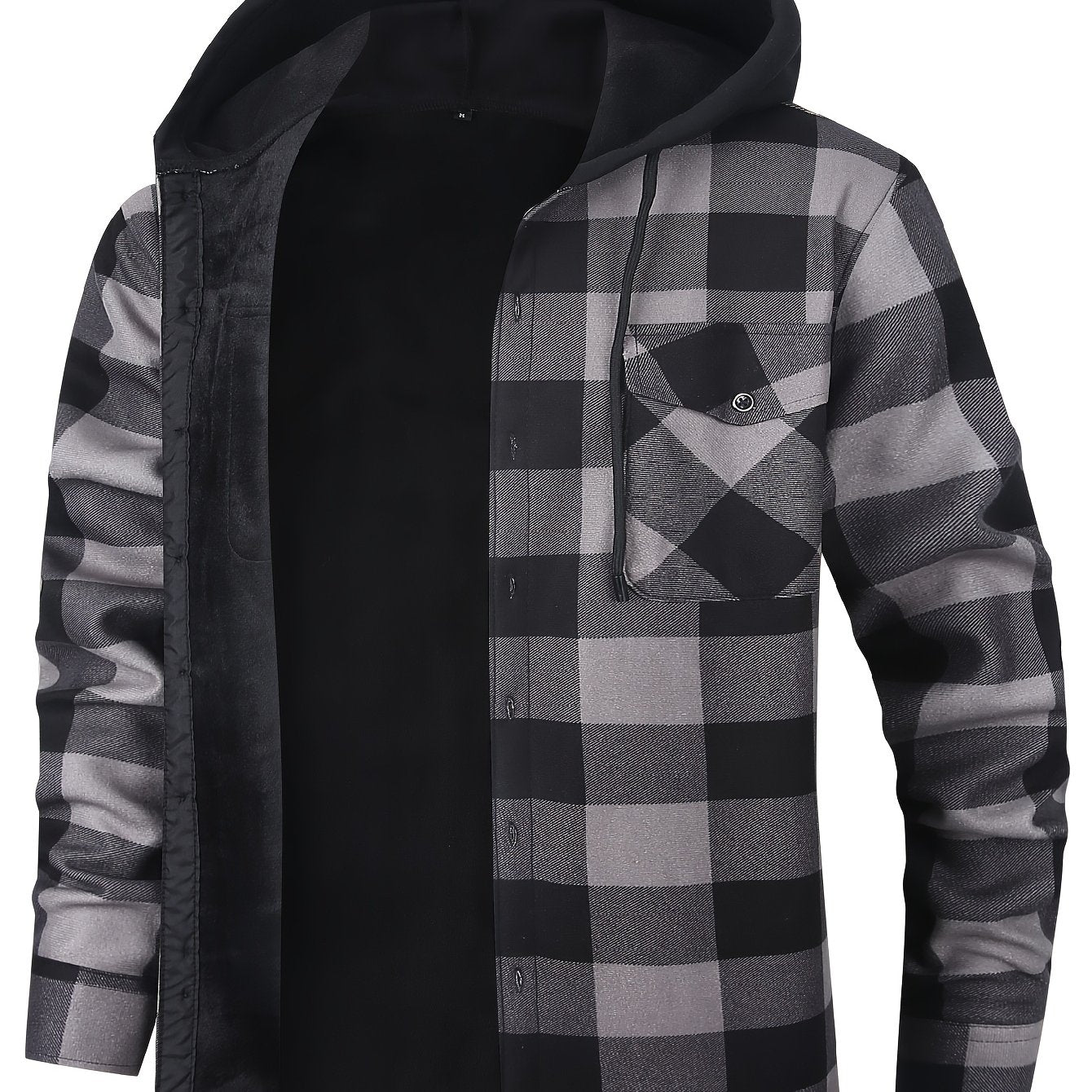 Joseph Braithwaite | Hooded Check Shirt Jacket