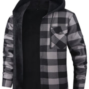 Joseph Braithwaite | Hooded Check Shirt Jacket