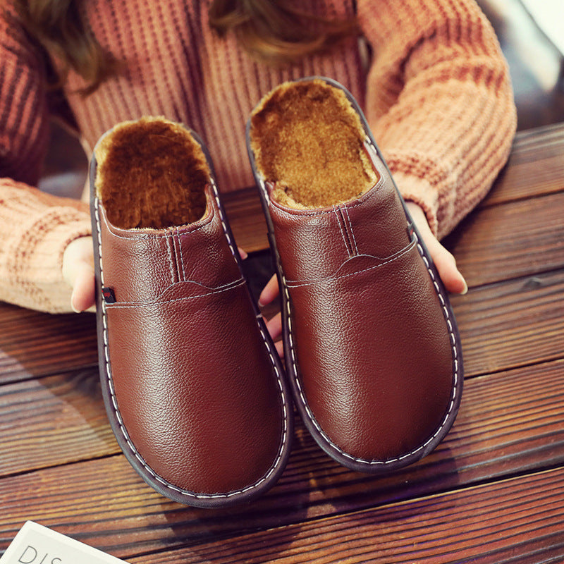 Victoria Lewis | Leather Thermal Slippers