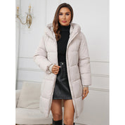 Victoria Edwards | Mid-Length Hooded Puffer Coat