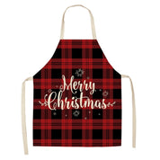 Tablier de Noël rouge à carreaux buffalo Merry Hearth pour femmes