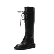 Tabitha Lewis | Bottes montantes en cuir à lacets