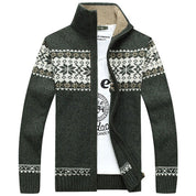 Edward Cooper | Snowflake Knitted Zip Cardigan