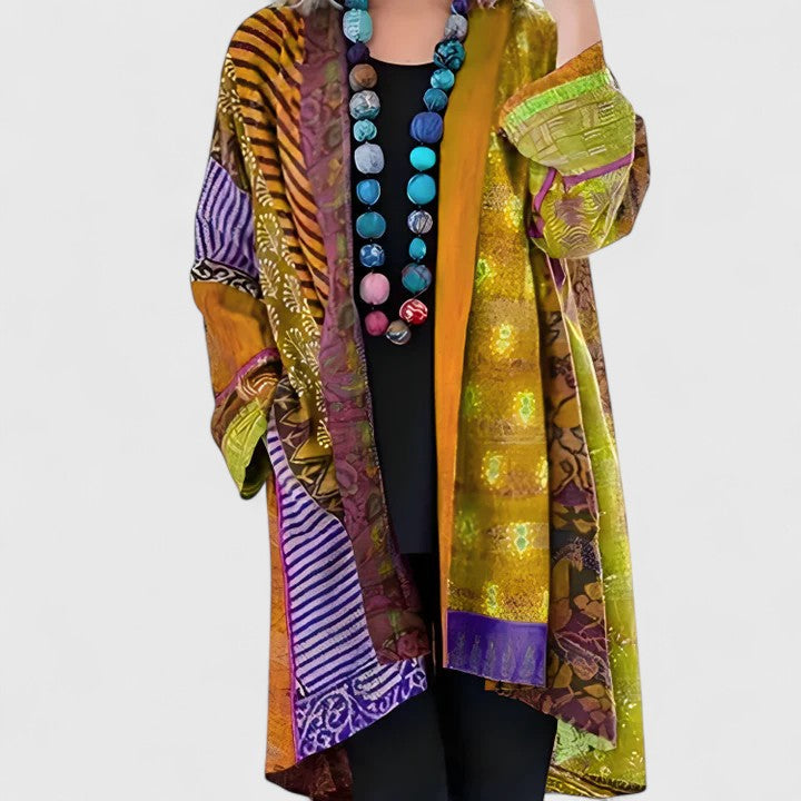 Freya Ellingham | Bohemian Patchwork Kimono Cardigan