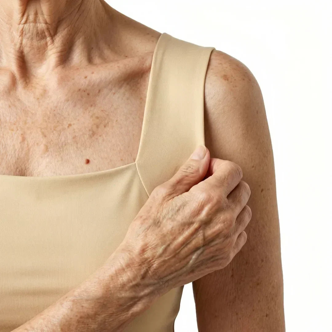 Victoria Wells | Built-In Bra Tank Top in Warm Mocha