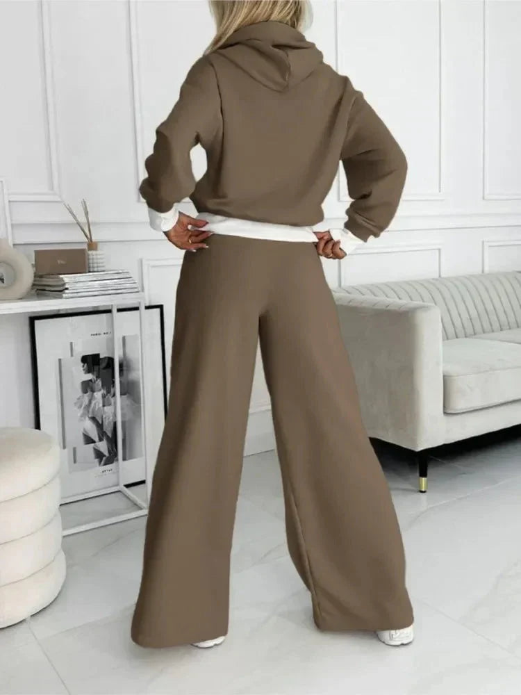Grace Williams | Two-Piece Purple Jogger Lounge Set For Women