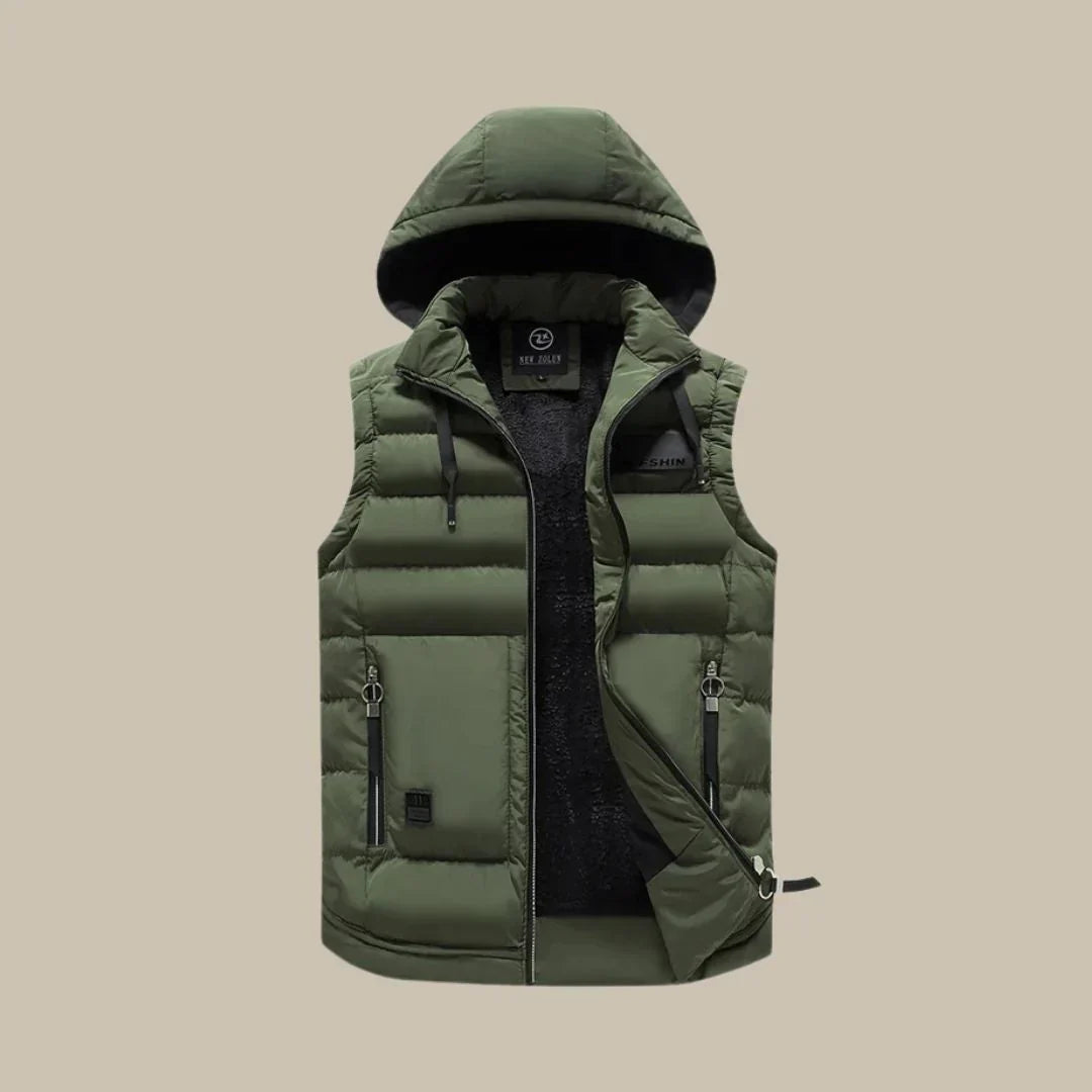 Oscar Hunt | Padded Hooded Bodywarmer