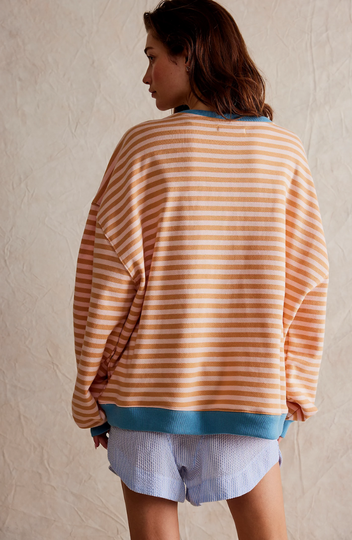 Josephine Jones | Sweter w paski z okrągłym dekoltem