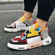 Tobias Grant | Baskets montantes en mesh – Style urbain audacieux à couleurs contrastées