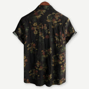 Elliot Davies | Men's Floral Shirt Relaxed Vintage Print