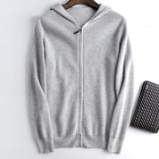 Henry Bennett | Zip-Up Hooded Cardigan Sweater