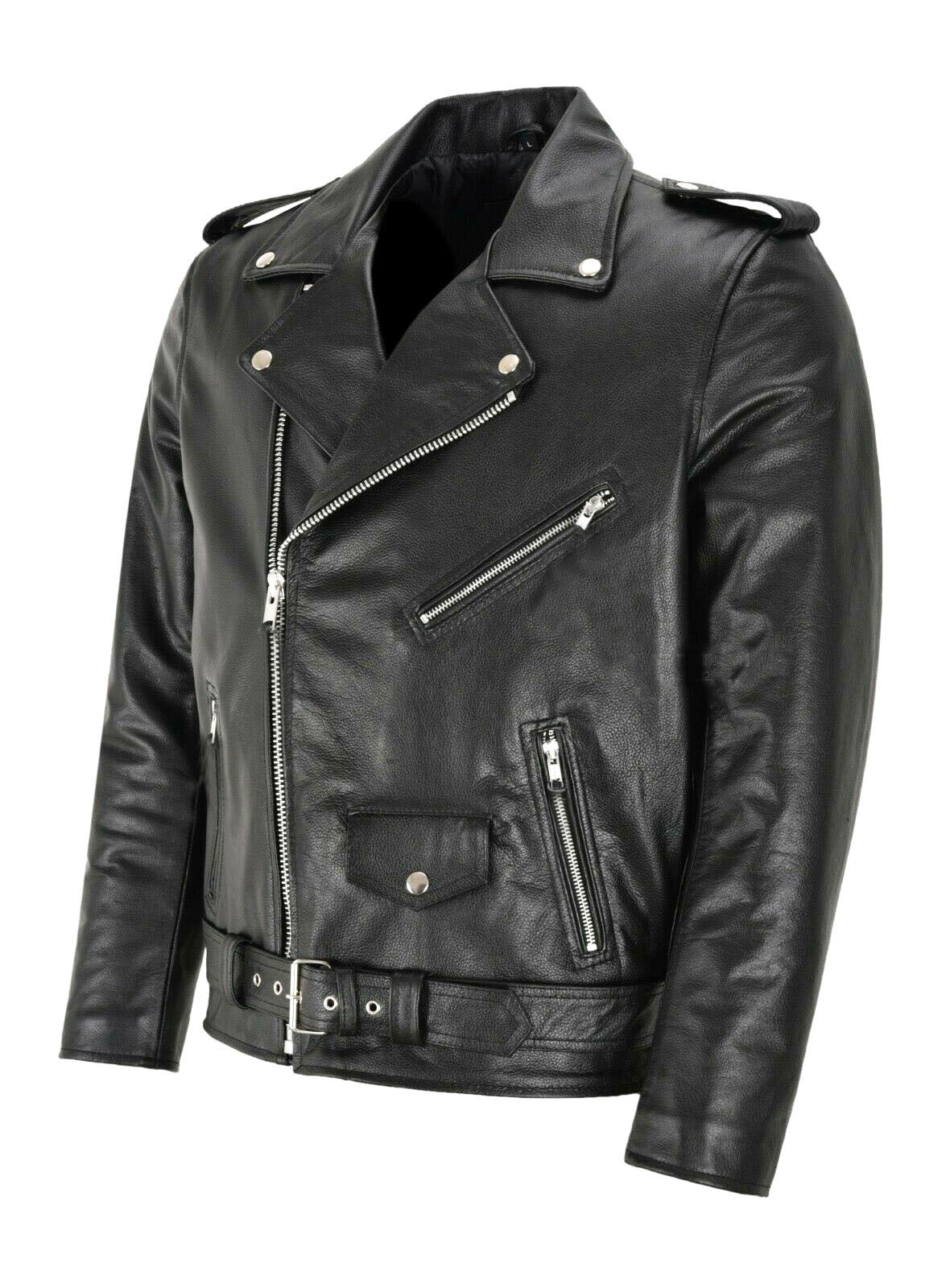 Thomas Baxter | Blouson de motard en cuir