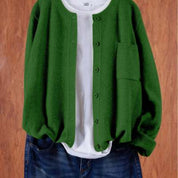 Freya Turner | Round Neck Knitted Cardigan