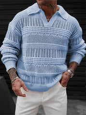 Marcus Whitmore | Pull polo en maille crochetée