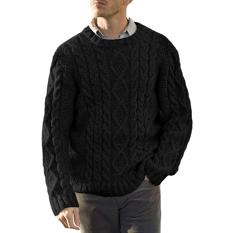 Frederick Hawkins | Cable Knit Crew Neck Jumper