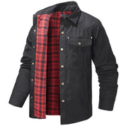 Jack Smith | Plaid-Lined Flannel Shirt Jacket