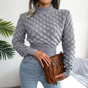 Lydia Thomas | Diamond Knit Cropped Jumper