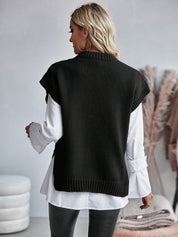 Tabitha Wood | Cozy Cable-Knit Sweater Vest
