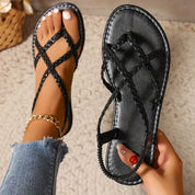 Irina Prescott | Braided Strap Sandals