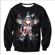Jolly Knit | Pull de Noël patchwork multicolore pour femmes