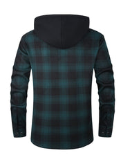 Joseph Braithwaite | Hooded Check Shirt Jacket