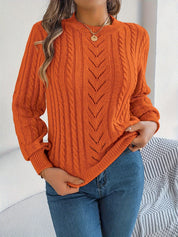Eleanor Davies | Cable-Knit Textured Sweater