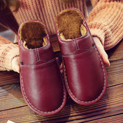 Victoria Lewis | Leather Thermal Slippers