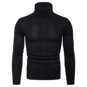 Malcolm Everly | Cable Knit Turtleneck Sweater