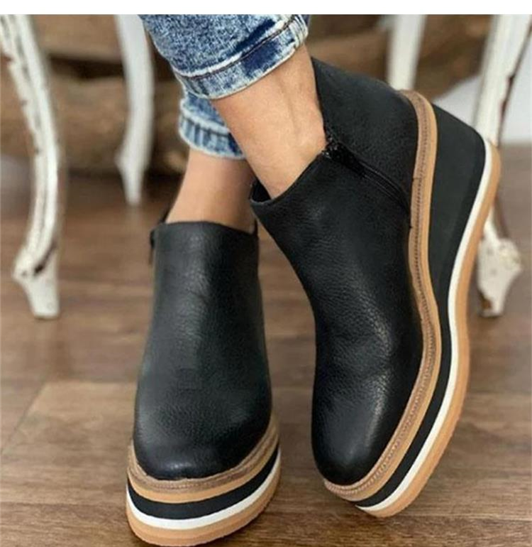 Madeline Rossi | Orthopedic Platform Ankle Boots For Women