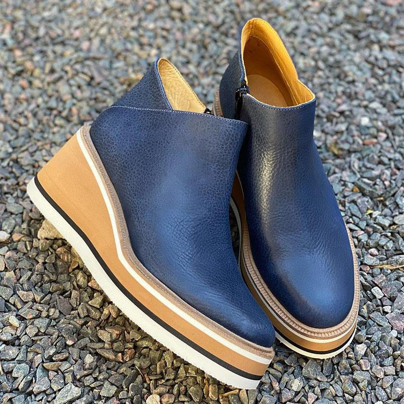 Madeline Rossi | Orthopedic Platform Ankle Boots For Women