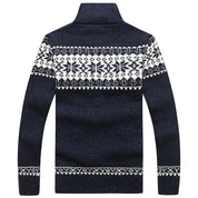 Edward Cooper | Snowflake Knitted Zip Cardigan