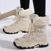 Charlotte Wilson | Bottes de neige imperméables à bordure en fausse fourrure