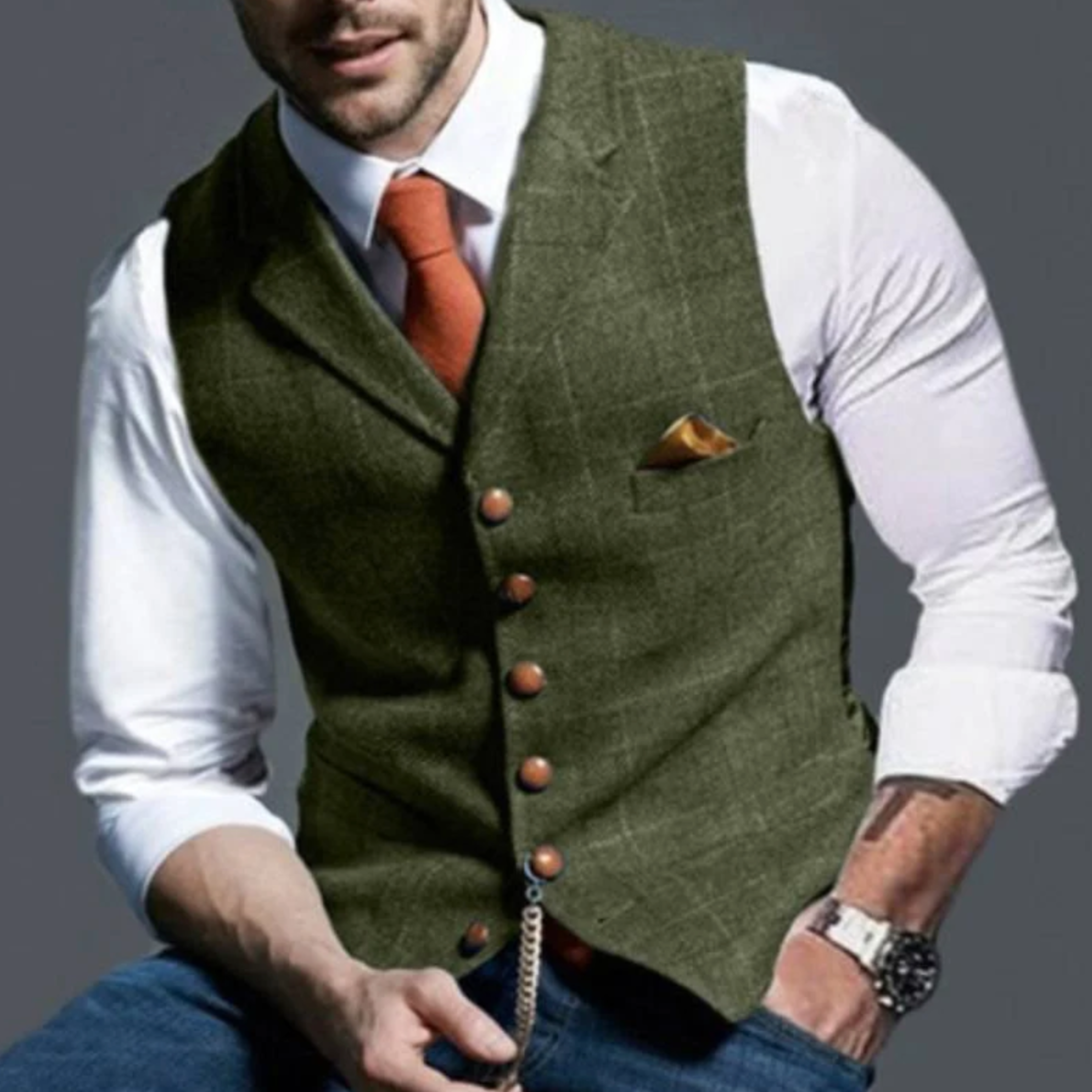 Oliver Beaumont | Heritage Tailored Waistcoat