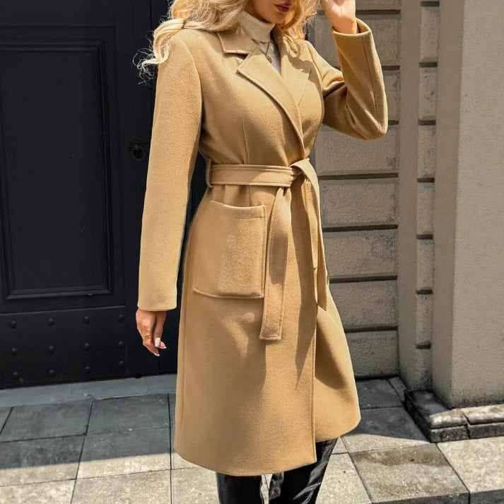 Orla Kennedy | Belted Wool Wrap Coat