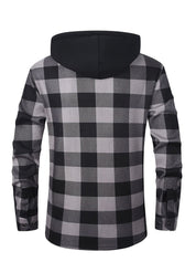 Joseph Braithwaite | Hooded Check Shirt Jacket