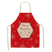 Tablier de Noël rouge à carreaux buffalo Merry Hearth pour femmes